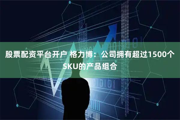 股票配资平台开户 格力博：公司拥有超过1500个SKU的产品组合